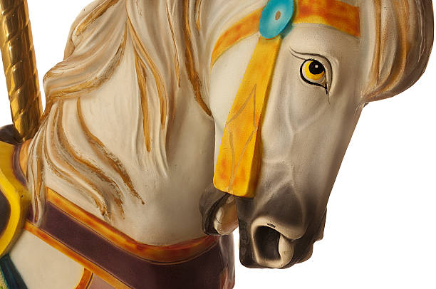 istock Closeup of Carousel Horse 119214249