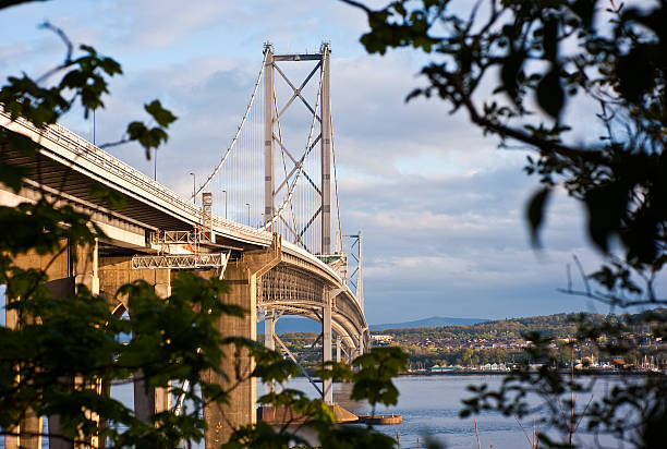istock road bridge across the Firth of Forth 119214432