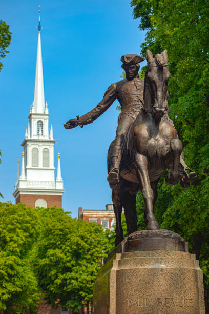 istock Paul Revere Statue In Boston, Massachusetts 1192144598