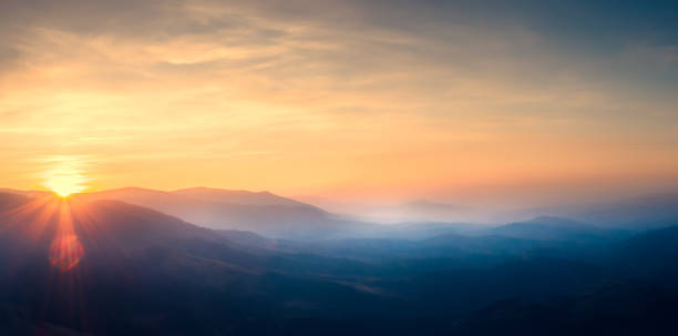 istock Vivid landscape of mountains 1192150847