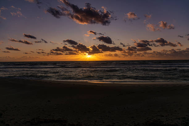 istock Beautiful cloudscape over the sea, sunset shot 1192151012