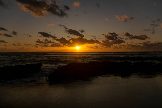 istock Beautiful cloudscape over the sea, sunset shot 1192151258