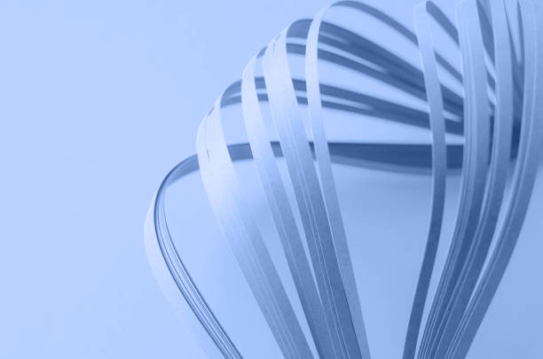 istock Abstract background with stripes of a classic blue color. 1192151703