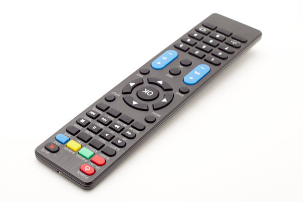 istock TV Remote for streaming service online with buttons 1192152476