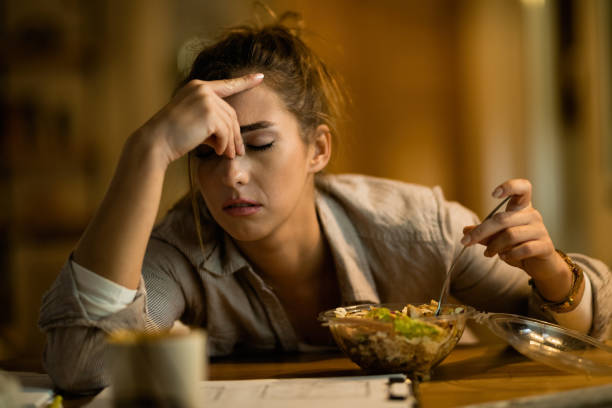 istock I'm so tired I can't even eat! 1192152504