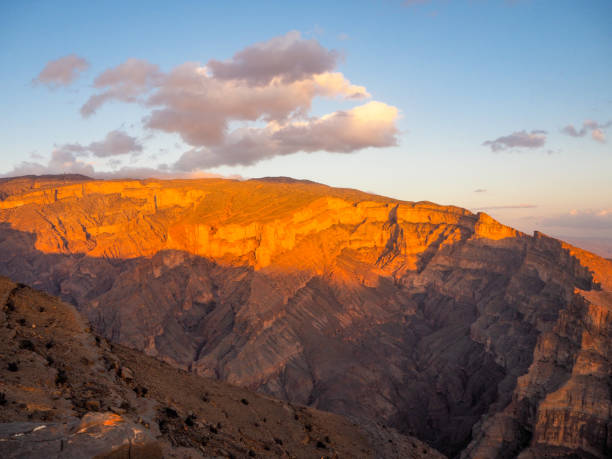 istock Sunset on Jebel Shams Canyon Oman 1192153539
