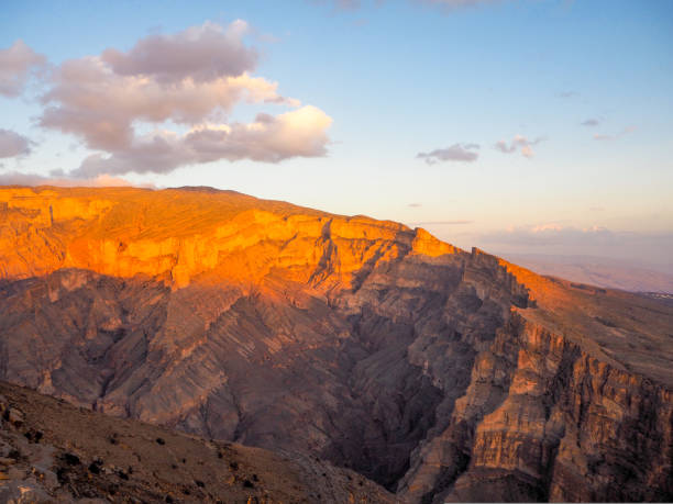 istock Sunset on Jebel Shams Canyon Oman 1192153546