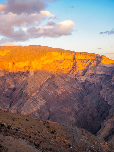istock Sunset on Jebel Shams Canyon Oman 1192153561