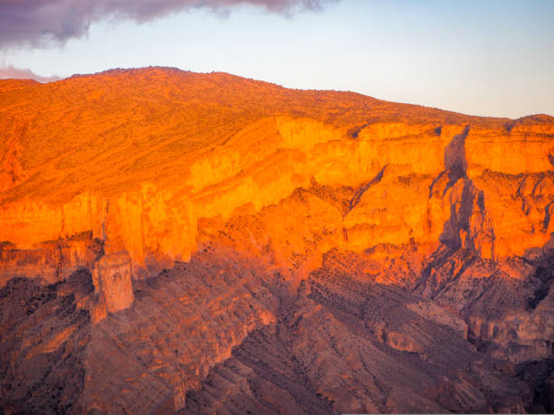 istock Sunset on Jebel Shams Canyon Oman 1192153562