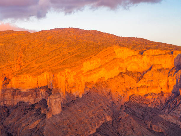 istock Sunset on Jebel Shams Canyon Oman 1192153567