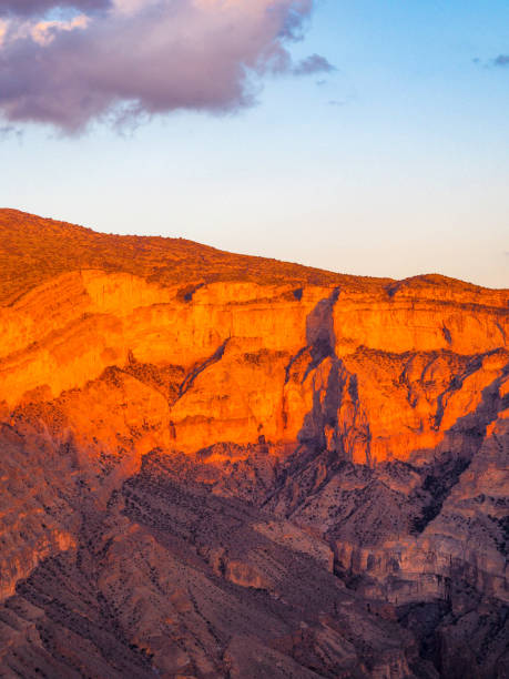 istock Sunset on Jebel Shams Canyon Oman 1192153573
