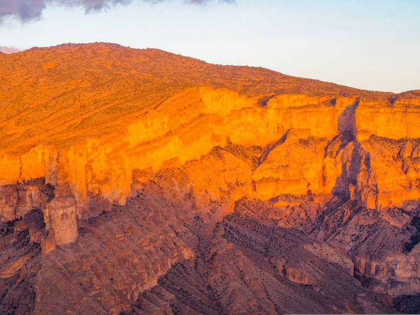 istock Sunset on Jebel Shams Canyon Oman 1192153575