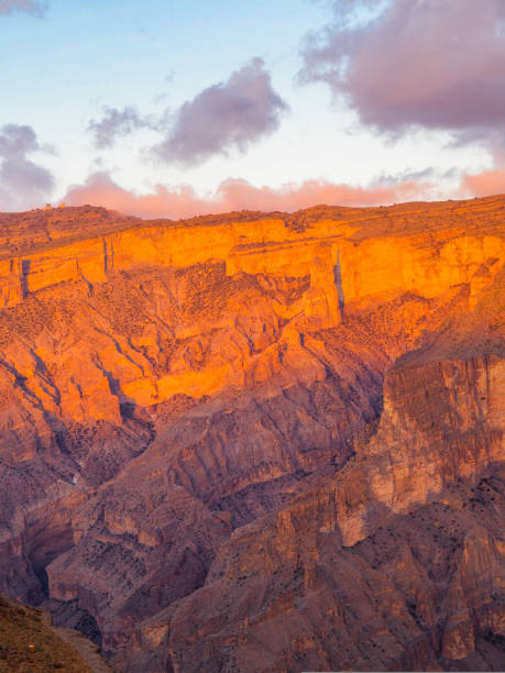 istock Sunset on Jebel Shams Canyon Oman 1192153589