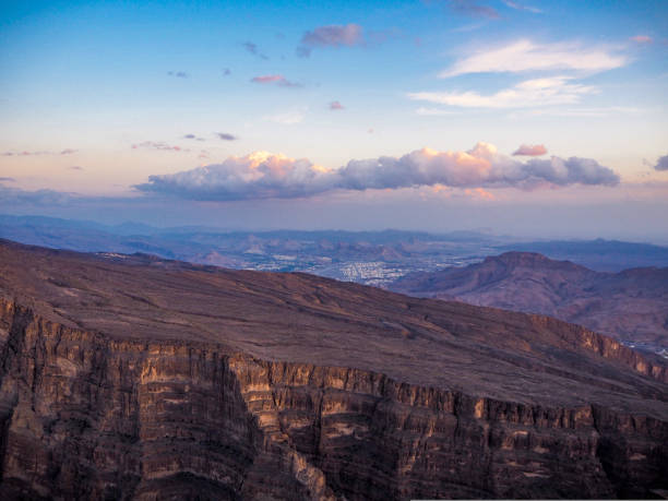 istock Sunset on Jebel Shams Canyon Oman 1192153592
