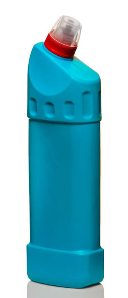 istock Blue bottle with detergent isolated on a white background. 1192153798