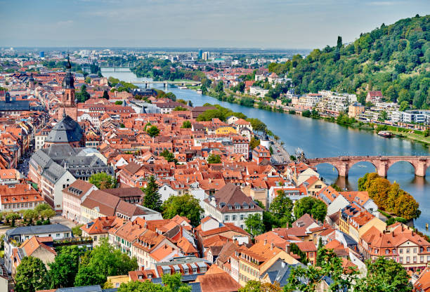 istock Heidelberg town on Neckar river, Germany 1192157967