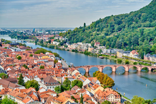 istock Heidelberg town on Neckar river, Germany 1192157974