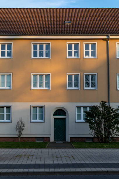 istock Building facades in Wolfsburg Germany 1192159281