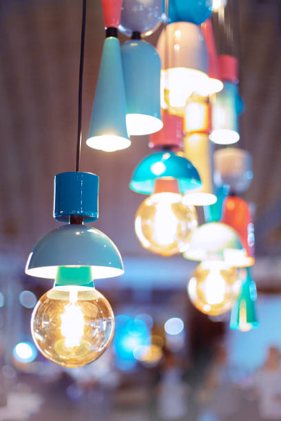 istock Beautiful modern chandeliers 1192160026