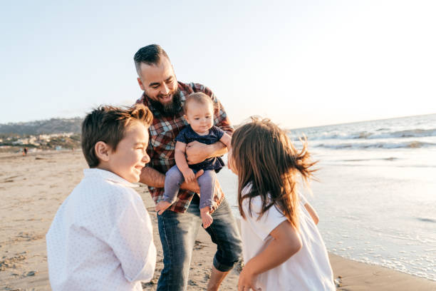 istock Family  on the beach 1192160238