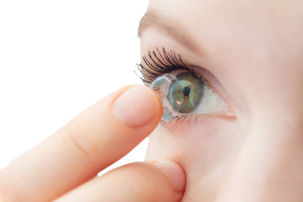 istock girl holding soft contact lenses 1192166721