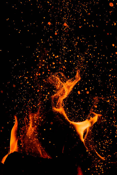 istock Flames Lick As Embers Rise 1192169397
