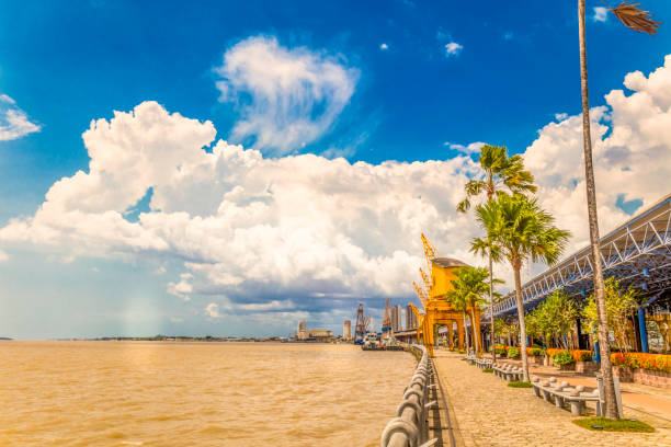 Amazon Region\nBelem, capital of the State of Para\nThe brown water river