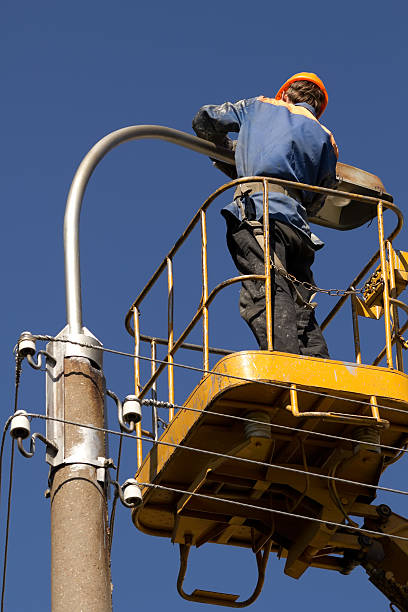 istock Worker   electrician  repair   lantern 119217806