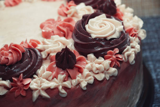 Beautiful birthday cake, homemade cakes