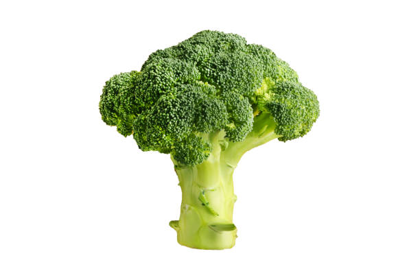 istock broccoli on wooden cutting board - isolated 1192199844