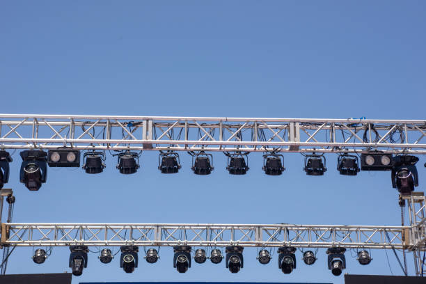 istock The stage lighting is combined outdoors 1192209256