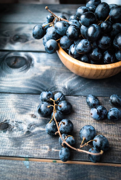 istock Bunch of black grapes 1192220672