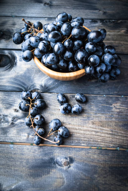 istock Bunch of black grapes 1192220673