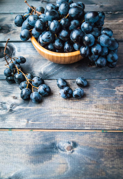 istock Bunch of black grapes 1192220674