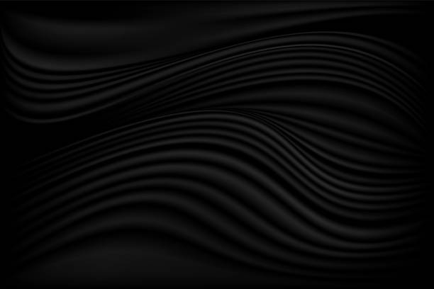 istock Abstract background with beautiful fancy patterns of black paint. Black cloth or liquid form. Fluid art. Wave. Art design for your design. 1192223918
