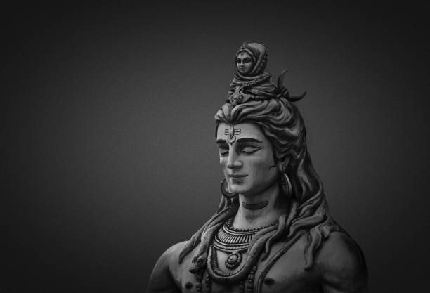statua di lord shiva - shiva indian culture god hinduism foto e immagini stock