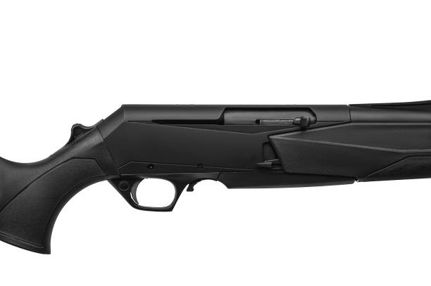 istock Modern semi-automatic hunting rifle isolated on white background. Weapons for hunting and sports. 1192242928