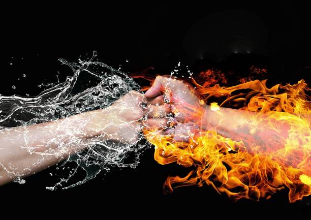 istock Clash fist and fist 1192247129