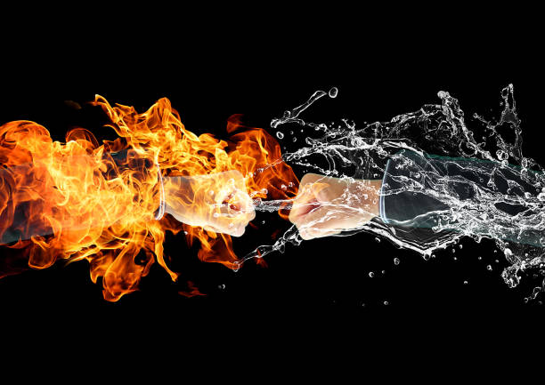 istock Clash fist and fist 1192247198