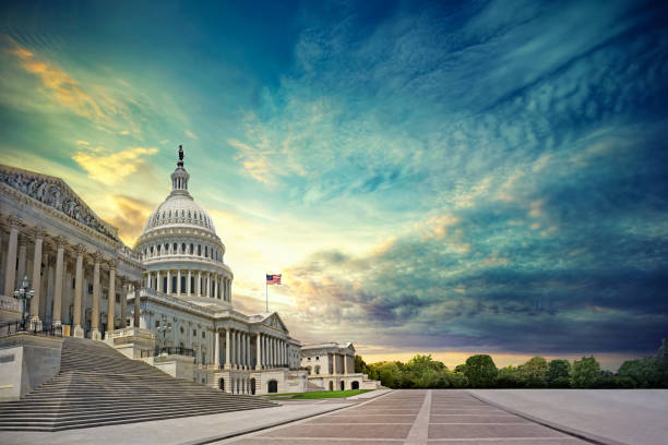 アメリカ合衆国議会議事堂マップ ワシントンdc - 国会議事堂 ストックフォトと画像