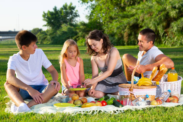 istock Friendly family at picnic 1192274800