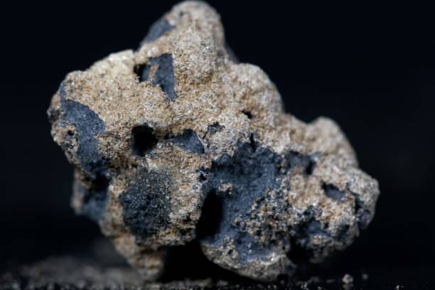 istock Calcium carbide or calcium acetylide with a black background 1192277979