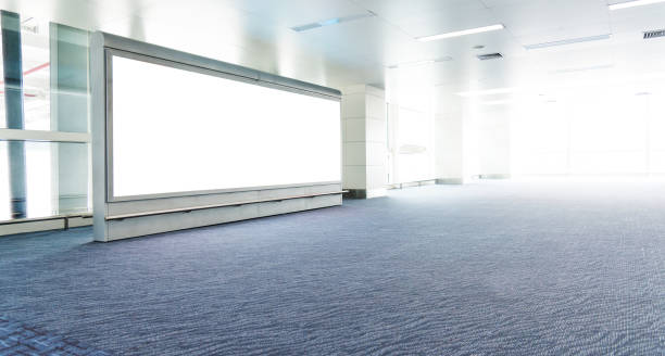 istock Blank billboard in a international airport 1192288479