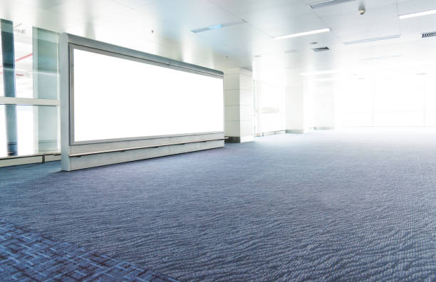 istock Blank billboard in a international airport 1192289938