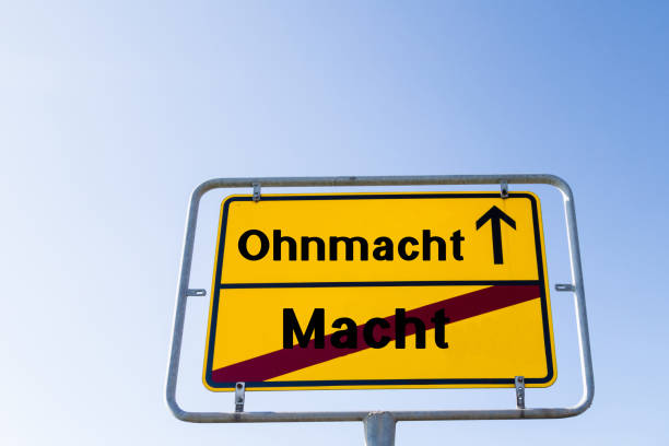 istock Sign Powerlessness Power german 