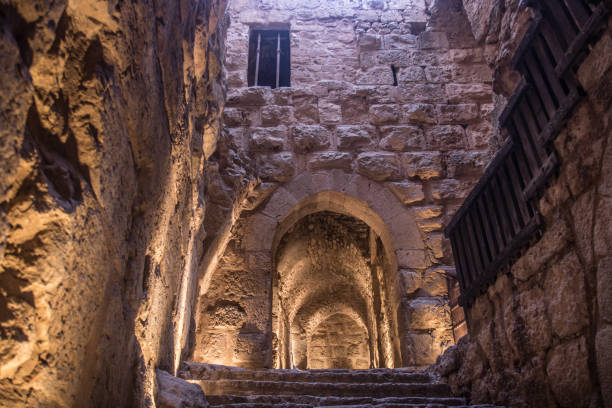 château d'ajloun - ajlun photos et images de collection