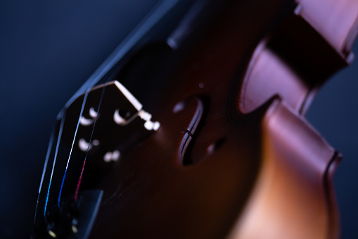 violin of close-up shot