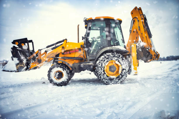 istock Road cleaning after huge snowfall 1192301766