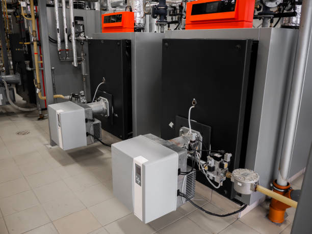 istock modern gas industrial boilers for heating the enterprise 1192304113