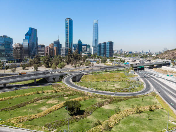 istock Santiago Financial District from Bicentenario Park 1192305000
